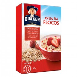 AVEIA QUAKER EM FLOCOS 165 GR