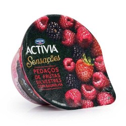 IOGURT ACTIVIA DANIO FRUTAS SILVESTRE 125 GR