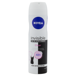 DESODORANTE NIVEA BLACK WHITE CLEAR 150 ML