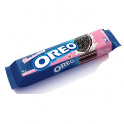BISCOITO RECHEADO OREO MORANGO 90 GR