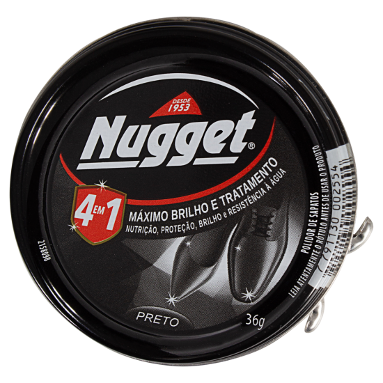 PASTA NUGGET PRETO 36G