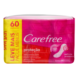 PROTETOR DIARIO CAREFRE 60 UNIDADES