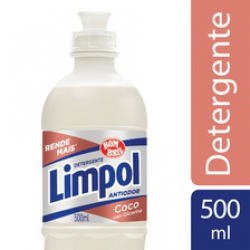 DETERGENTE LAVA LOUCAS LIMPOL COCO 500ML