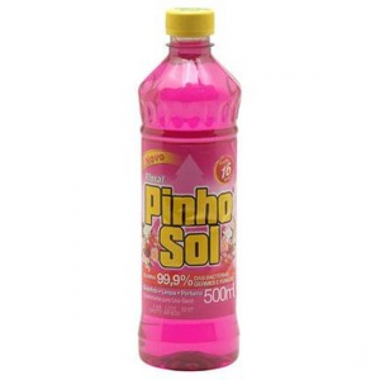 DESINFETANTE PINHO SOL PERFUMADO FLORAL 500 ML