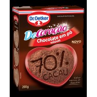 CHOCOLATE EM PO DR OETKER 70% 200 GR