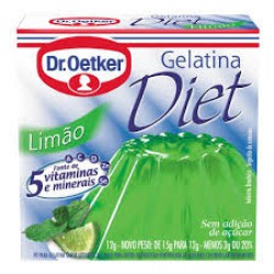 GELATINA DR OETKER  LIMAO DIET 12 GR