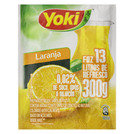 REFRESCO YOKI LARANJA 300 GR