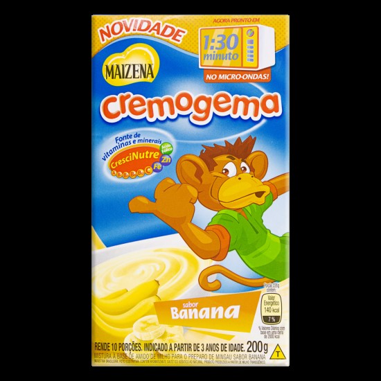 CREMOGEMA  MAIZENA BANANA 200G