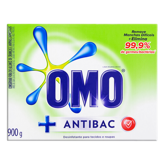 SABAO EM PO OMO ANTIBAC 900 GR