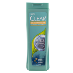 SHAMPOO CLEAR ANTICASPA DETOX DIARIO 200ML