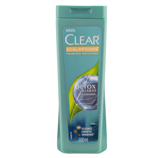 SHAMPOO CLEAR ANTICASPA DETOX DIARIO 200ML