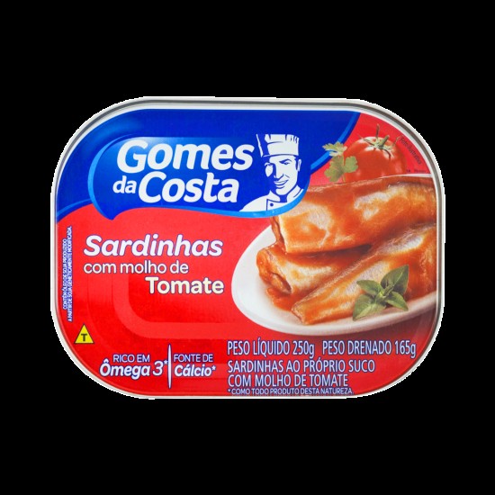SARDINHA GOMES DA COSTA TOMATE 165 GR