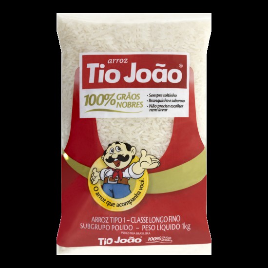 ARROZ BRANCO TIO JOAO 1 KG