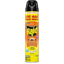 INSETICIDA RAID AEROSOL MULTI INSETOS 420 ML