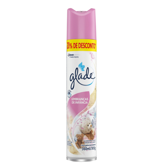 ODORIZADOR DE AR LEMBRANCA INFANCIAS GLADE 360 ML