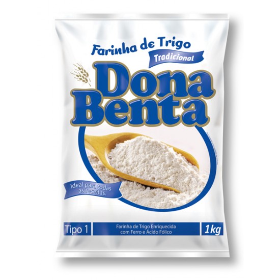 FARINHA TRIGO D BENTA TRADICIONAL 1KG