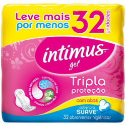 ABSORVENTE INTIMUS TRIPLA PROTECAO 32 UNIDADE