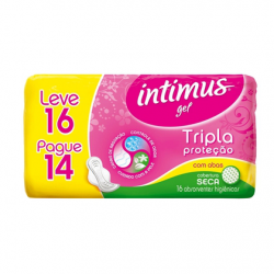 ABSORVENTE INTIMUS TRIPLA ACAO L16 P 14