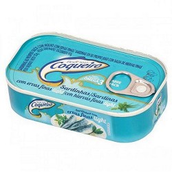 SARDINHA COQUERIO 125 GR ERVAS FINAS
