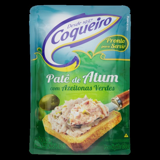 PATE ATUM COQUEIRO AZEITONA 170G