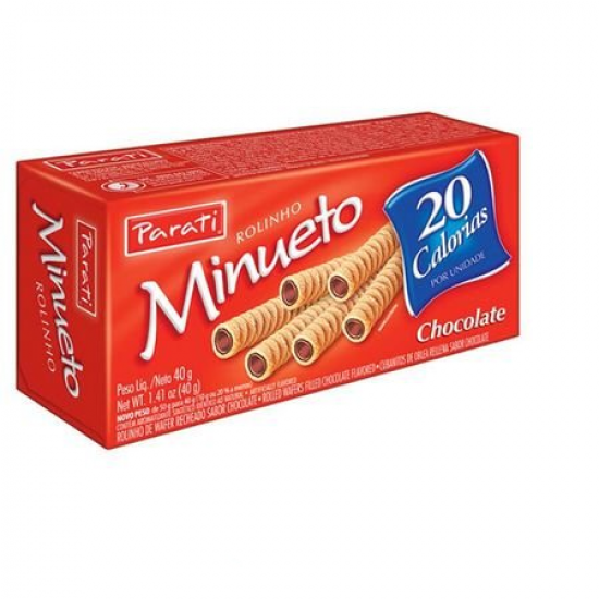 ROLINHO WAFFER MINUETTO CHOCOLATE 40 GR