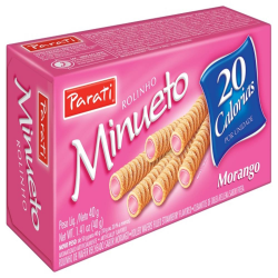 ROLINHO WAFFER MINUETTO MORANGO 40 GR