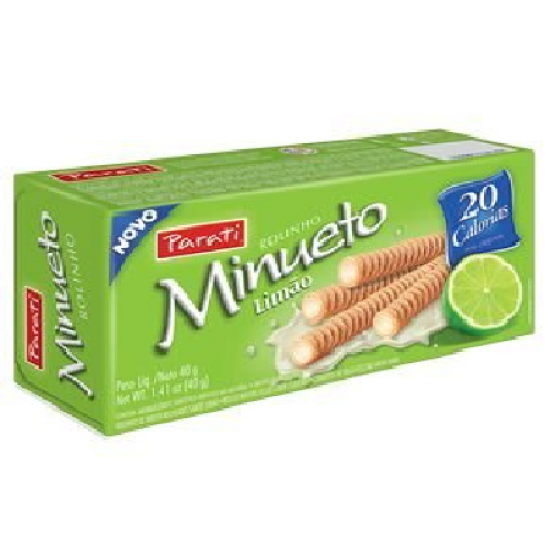 ROLINHO WAFFER MINUETTO LIMAO 40 GR