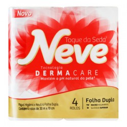 PAPEL HIGIENICO NEVE 4 X 20 MT FOLHA DUPLA