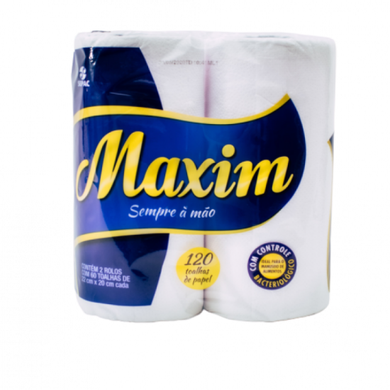 PAPEL TOALHA  MAXIM 120 TOALHAS