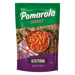 MOLHO PRONTO POMAROLA 300 GR AZEITONA