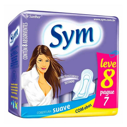 ABSORVENTE SYM SUAVE LEVE 8 PAGUE 7