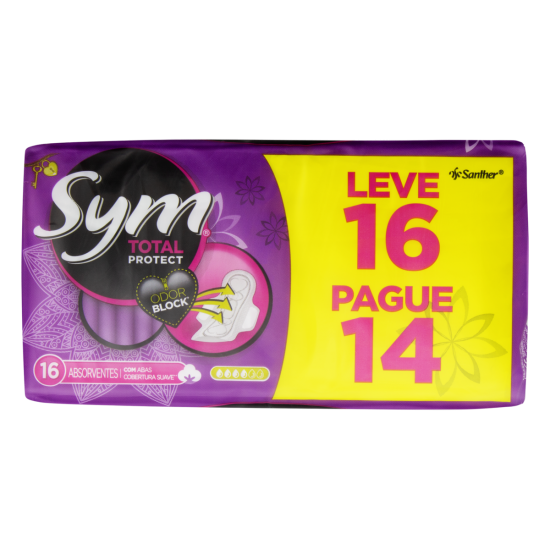 ABSORVENTE SYM SUAVE LEVE 16 PAGUE 14