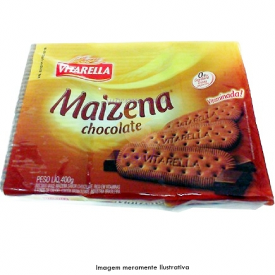 BISCOITO MAIZENA CHOCOLATE 400 GR