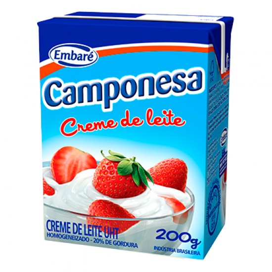 CREME LEITE CAMPONESA 200 ML