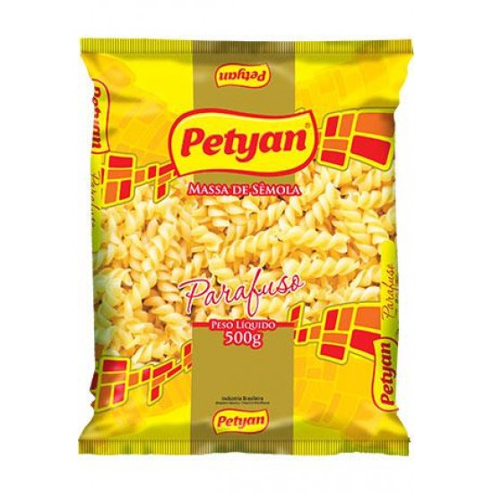 MASSA PETYAN PARAFUSO DE SEMOLA 500GR
