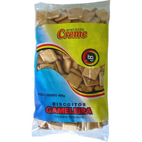 BISC.GAMELEIRA CREME 400G