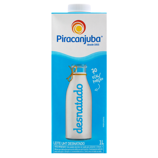 LEITE DESNATADO PIRACANJUBA