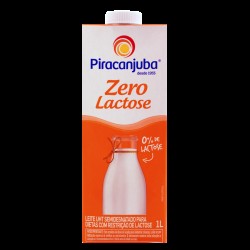 LEITE PIRACANJUBA ZERO LACTOSE 1 LT