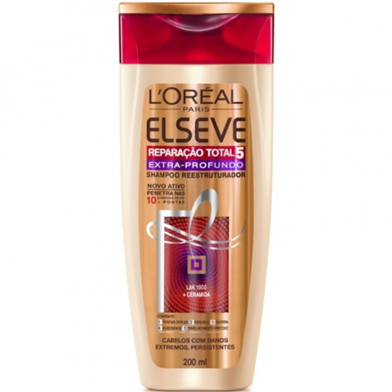 SHAMPOO ELSEVE REPARACAO TOTAL 200 ML