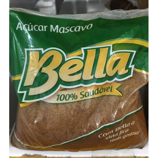 ACUCAR MASCAVO BELLA 500 GR