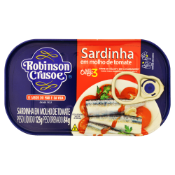 SARDINHA EM MOLHO DE TOMATE 125G