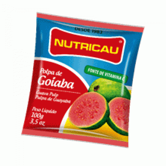 POLPA FRUTA  NUTRICAU 100 GR GOIABA