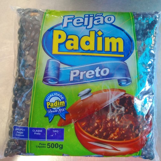 FEIJAO PRETO PADIM 500G