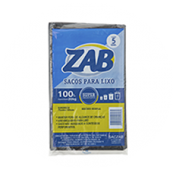 SACO DE LIXO ZAB 100 LT